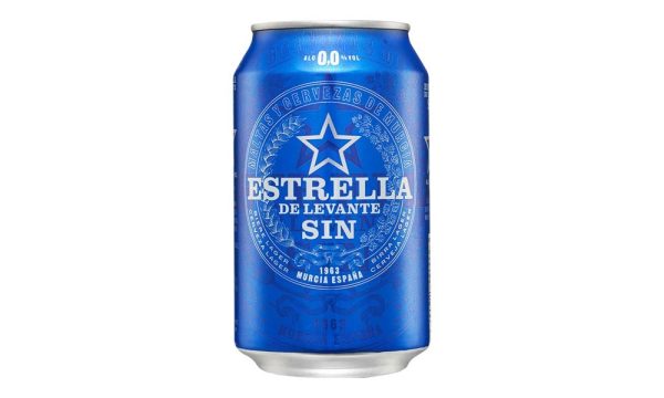 Cerveza Estrella Levante Sin alcohol - Bote