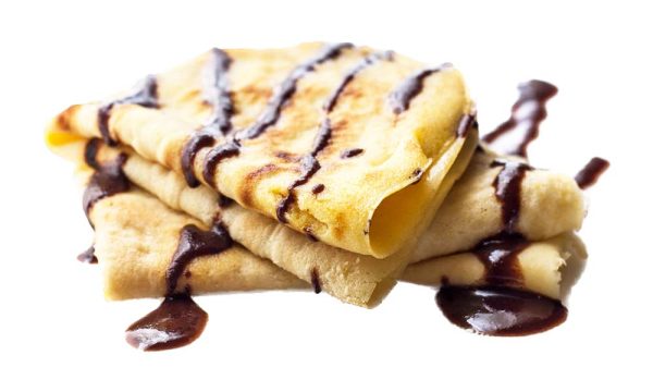 Crepe de chocolate