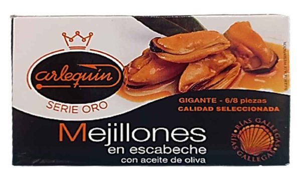 Mejillones escabeche - Lata Arlequín