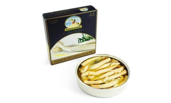 Navajas en Aceite de Oliva – Lata Mariscadora
