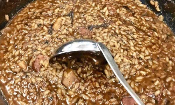 Arroz Meloso de Carrilera, Boletus y Trufa - Sin paellera