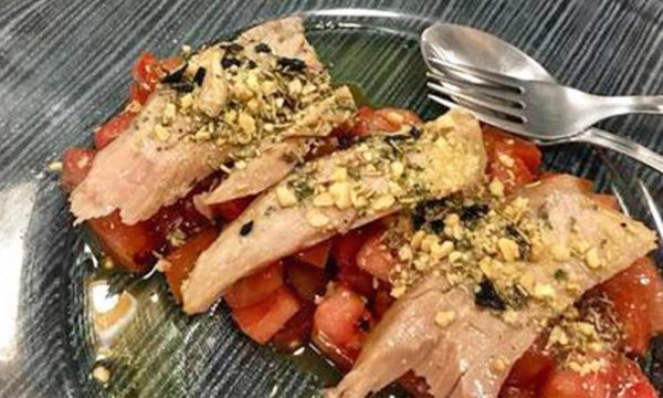Tomate Agridulce y Ventresca de Atún