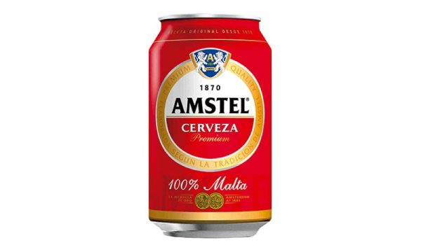 Cerveza Amstel (100% malta)