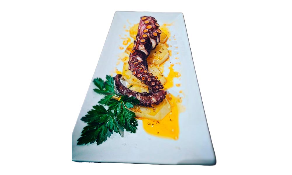 Pata pulpo al horno