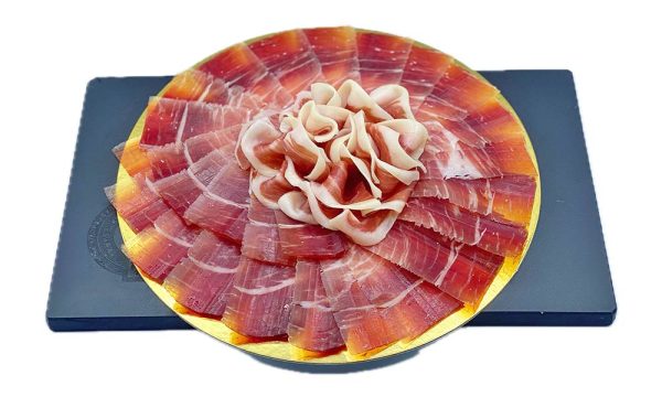 Plato de jamón cortado a cuchillo (250g)