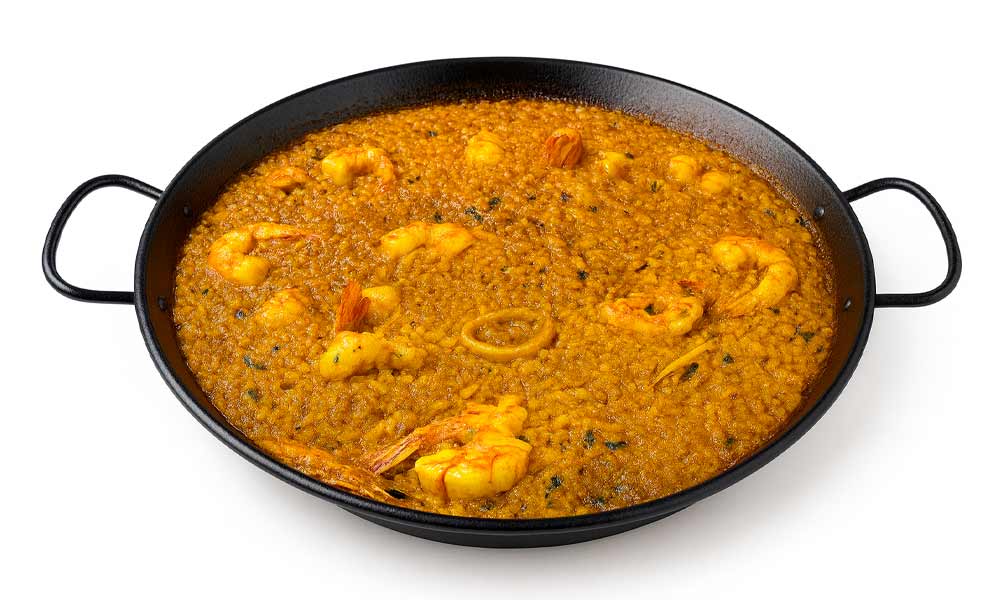 Arroz y marisco - En paellera