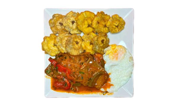 Bistec con Patacones
