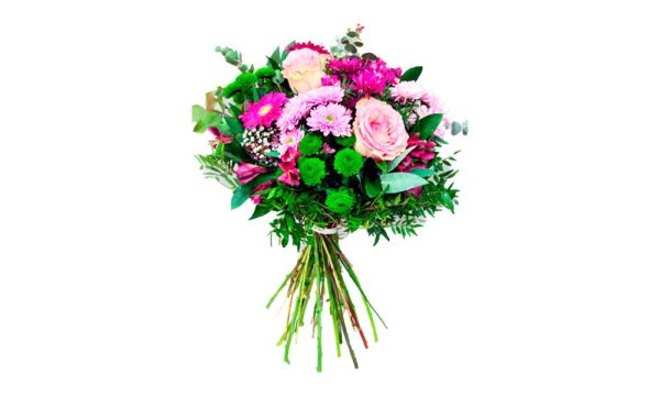 Ramo de Flores en Rosado