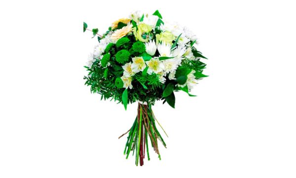 Ramo de Flores en Tonos Blancos