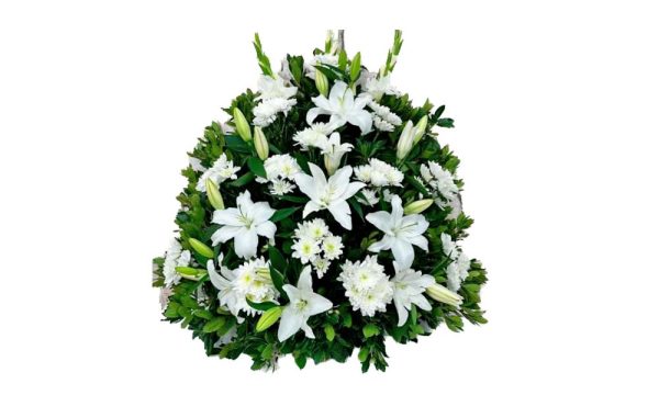 Centro funerario lilium y margaritas