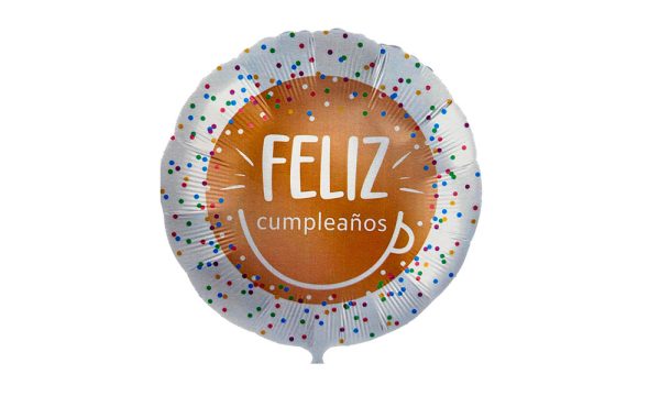 Globo de helio "Feliz Cumpleaños"