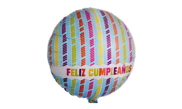 Globo de helio "Feliz Cumpleaños"