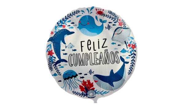 Globo de helio "Feliz Cumpleaños"