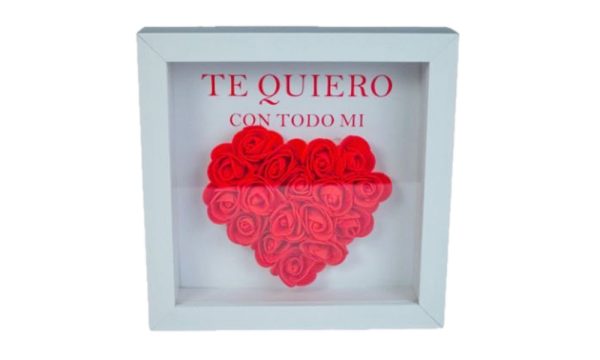 Cuadro "Te quiero con todo mi corazón"