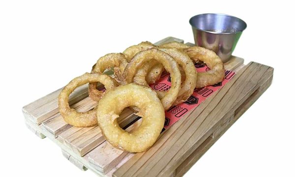 Aros de cebolla en tempura