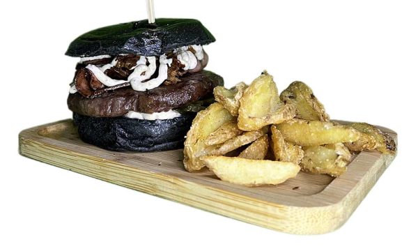 Burger Yakk Bacon Mayo y patatas