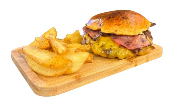 Yakk Smash Burger y patatas
