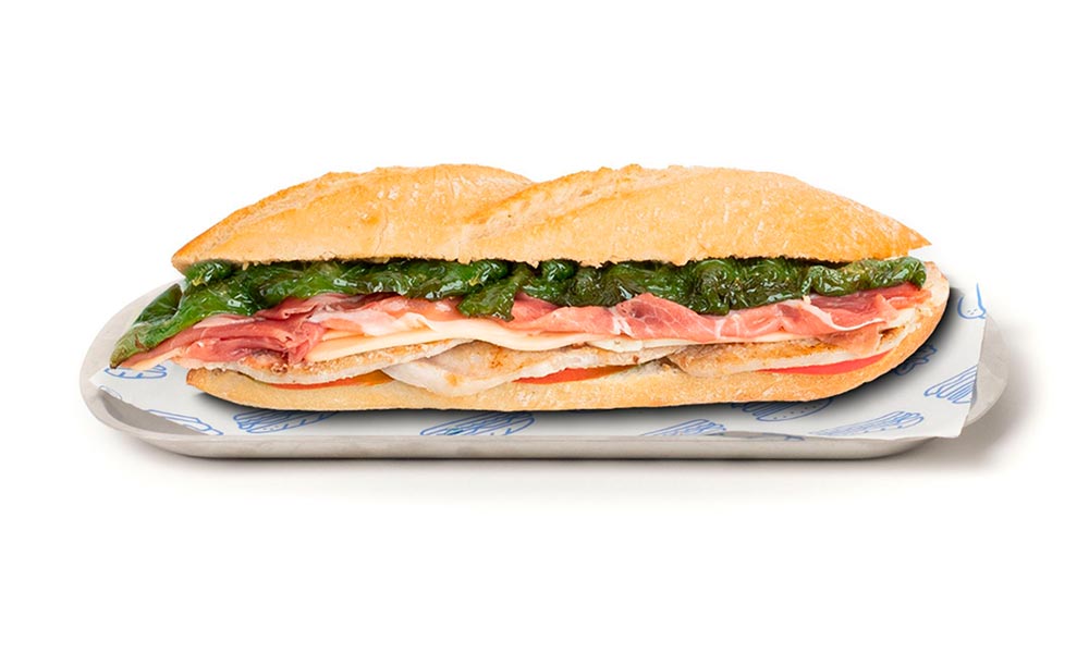Bocadillo Serranito (grande)