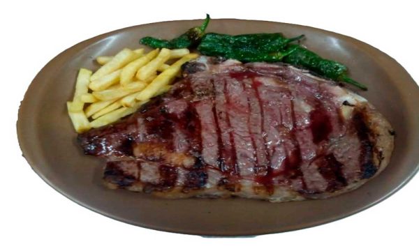 Chuletón de Ávila, patatas y verduras
