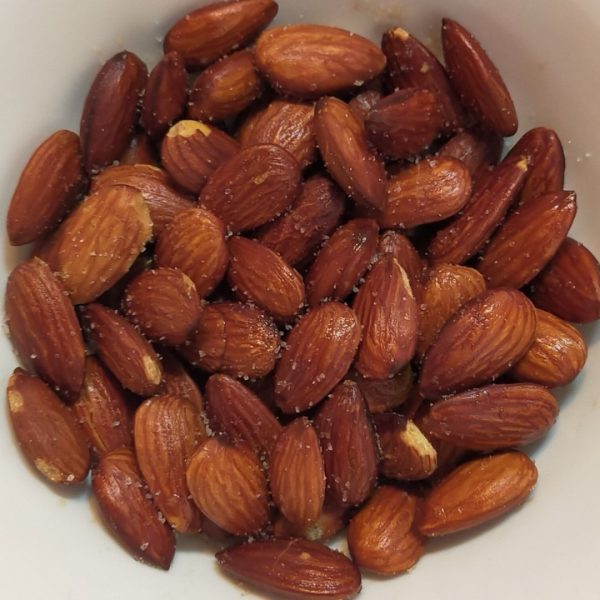 Almendras Fritas Con Piel