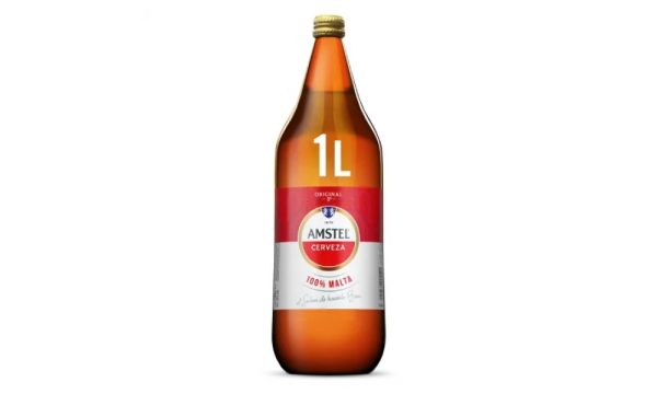 Litro de cerveza Amstel