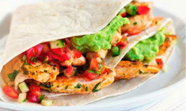 Fajitas de Pollo (2 tortas)