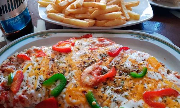 Milanesa Napolitana de Ternera y patatas