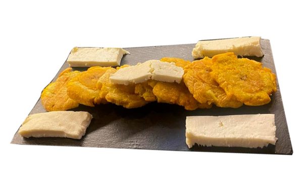 Patacones con queso (6ud)