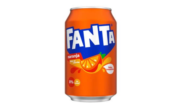 Fanta naranja lata