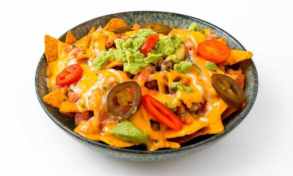Nachos con queso (ración)