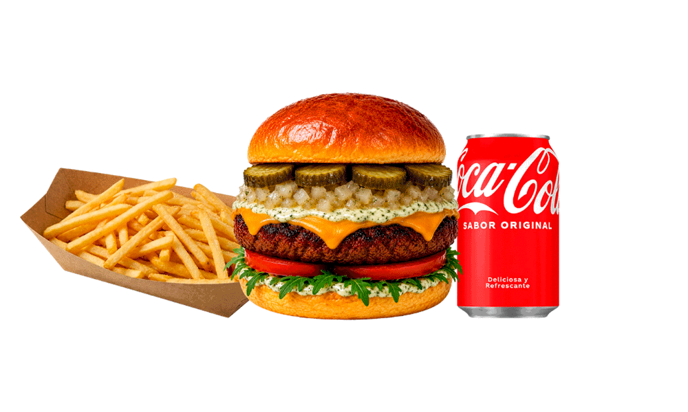 Menú Beyond Meat Burger (Vegana)