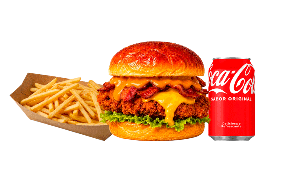 Menú Crispy Chicken Burger