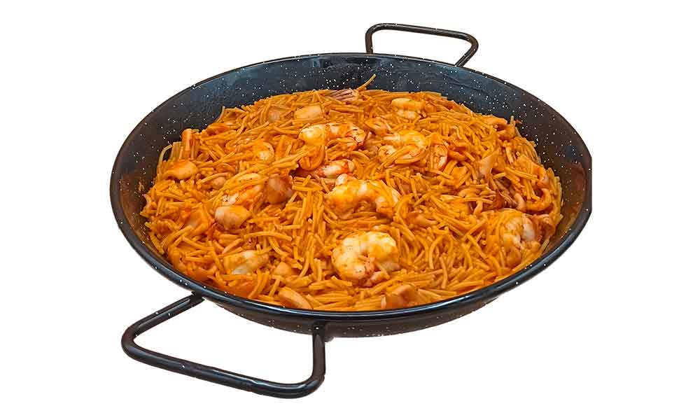 Fideuá de Marisco sin paellera