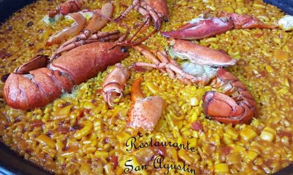 Arroz y Bogavante Seco sin paellera
