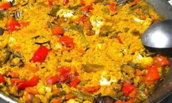 Arroz con Verduras en Paellera (solo recogidas)