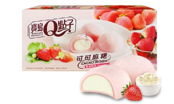 50. Mochis de Fresa