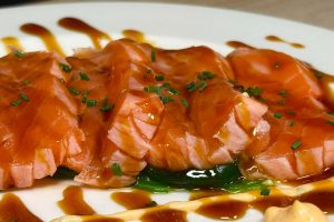tataki de salmon