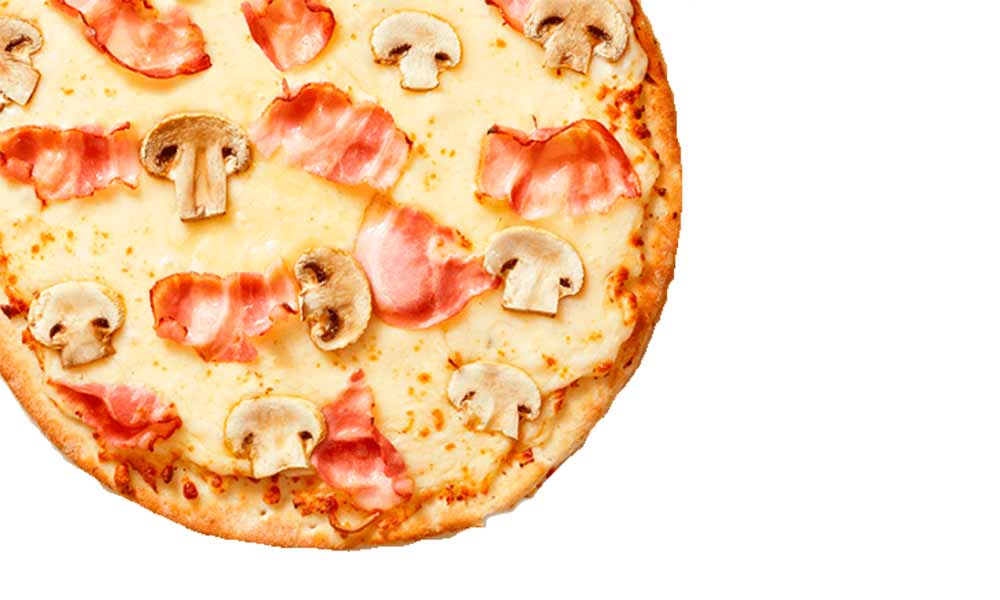 Pizza Carbonara Sin Gluten