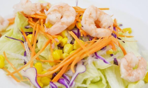 7. Ensalada gambas