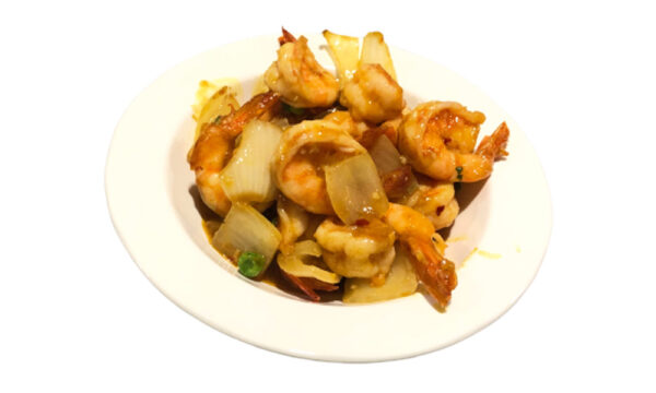 91. Gambas con salsa de curry