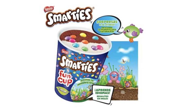 Helado Vasito Smarties Sorpresa