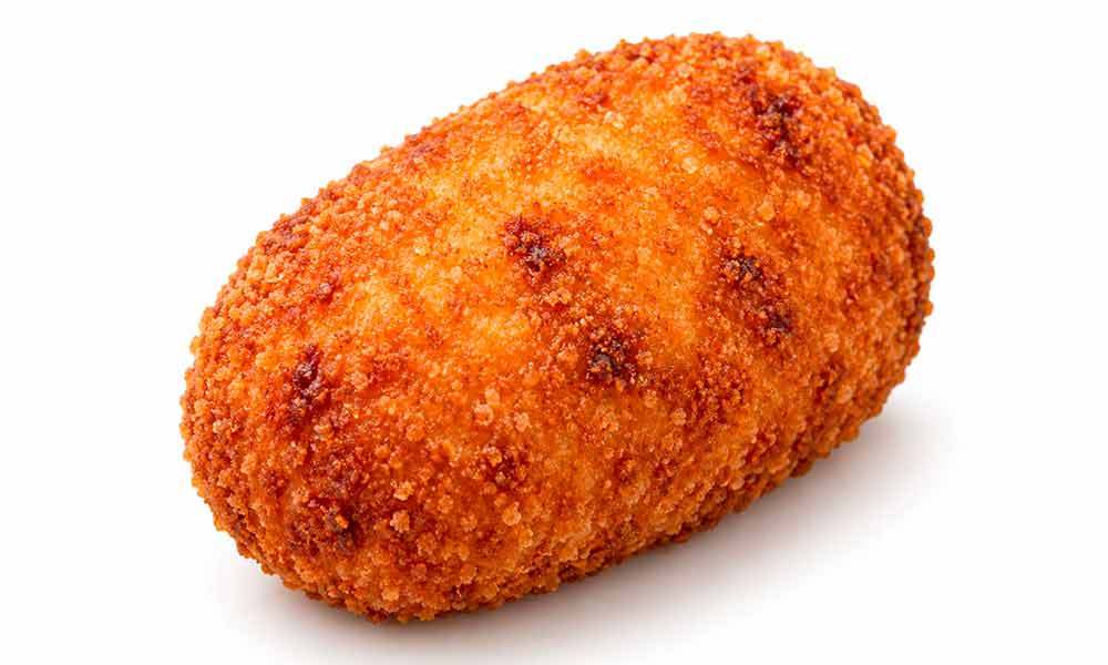 Croqueta de berenjena asada con queso de cabra y miel (ud), nuevo producto