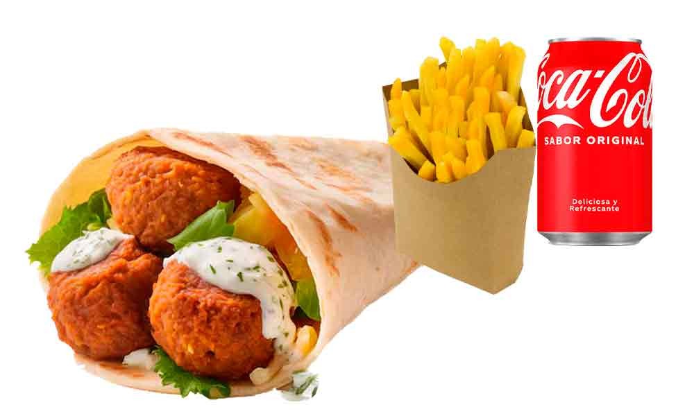 Menú 3: Rollo Falafel