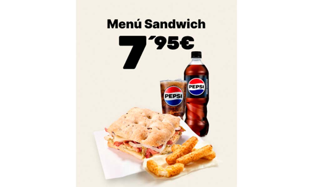 Menú Sándwich