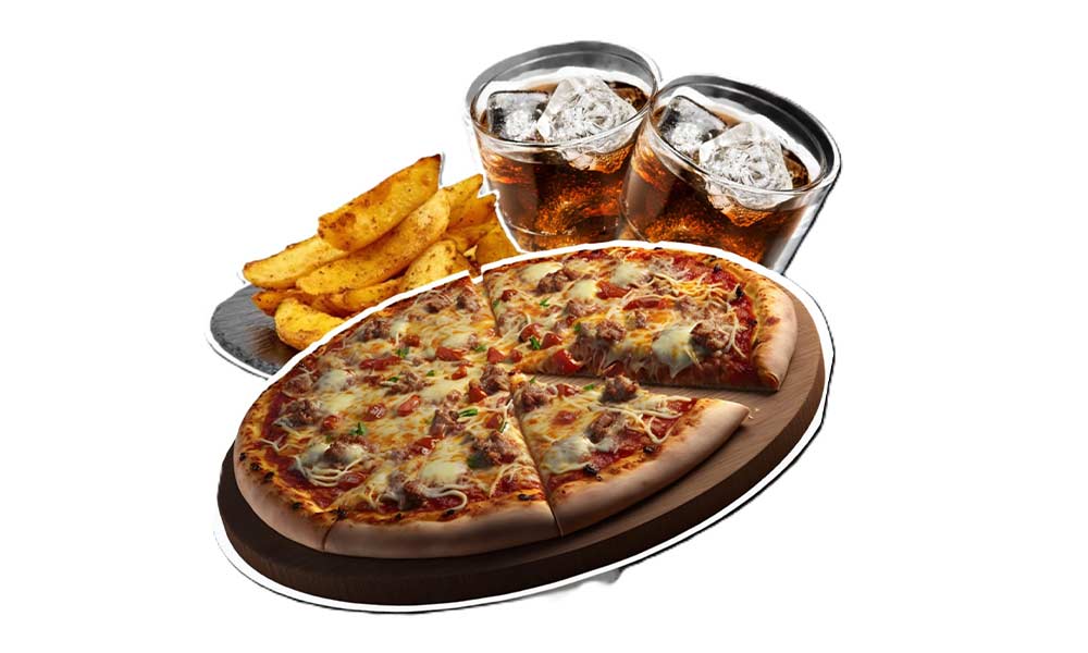 Combo Pizza Clásica + Entrante + 2 bebidas
