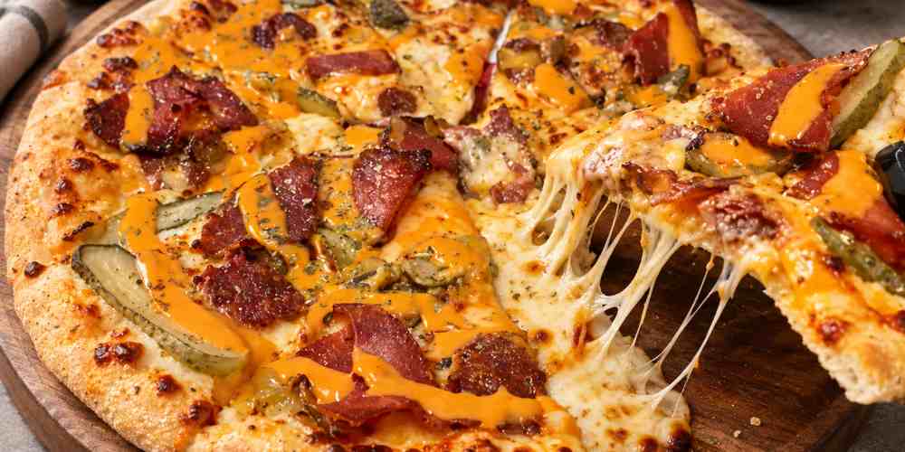 Pizza Burguesa en oferta